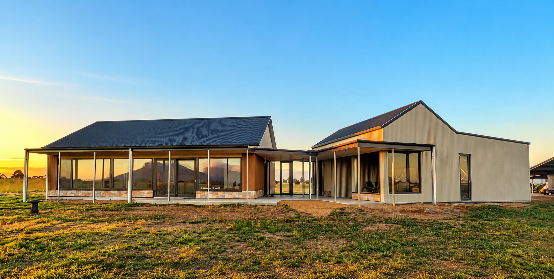 Farmhouse Alcheringa, a Passivhaus home in Moutajup, Victoria