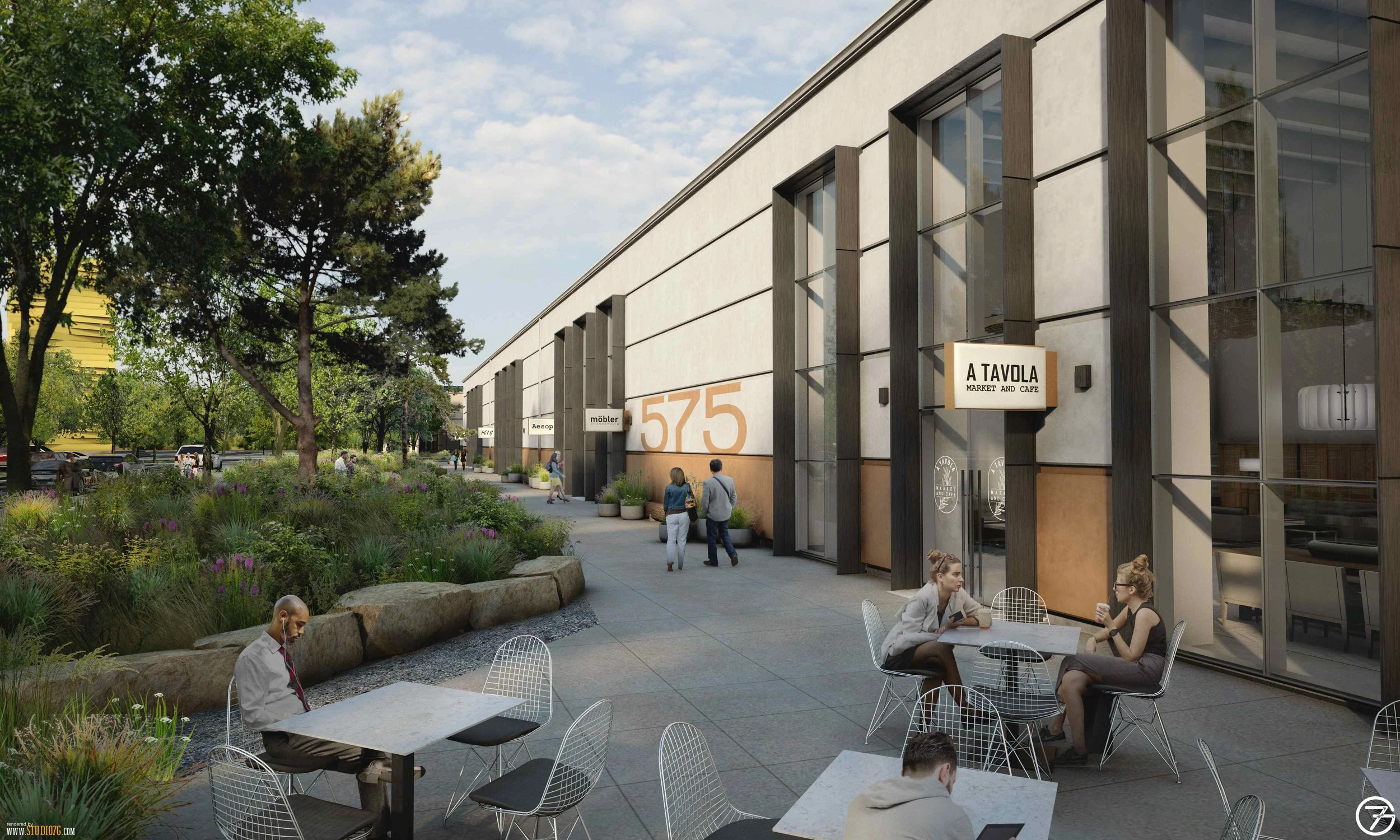 rendering of 575 south broadway promenade