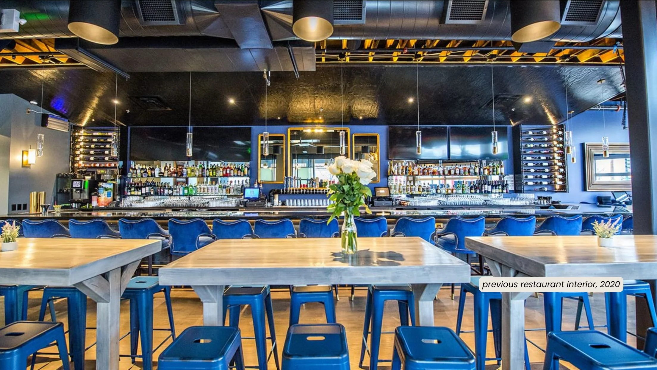 Restaurant bar interior