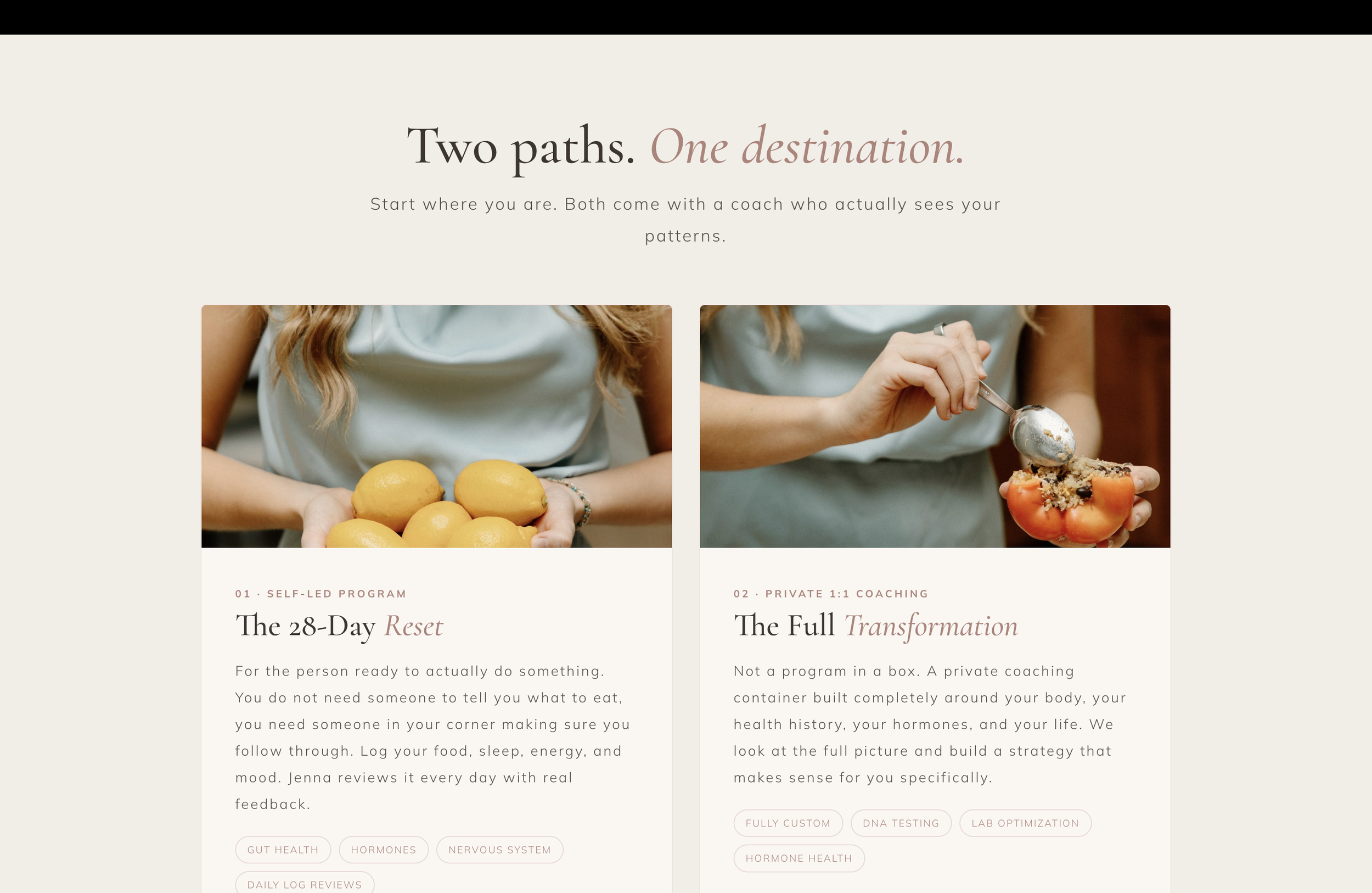 JP Wellness page