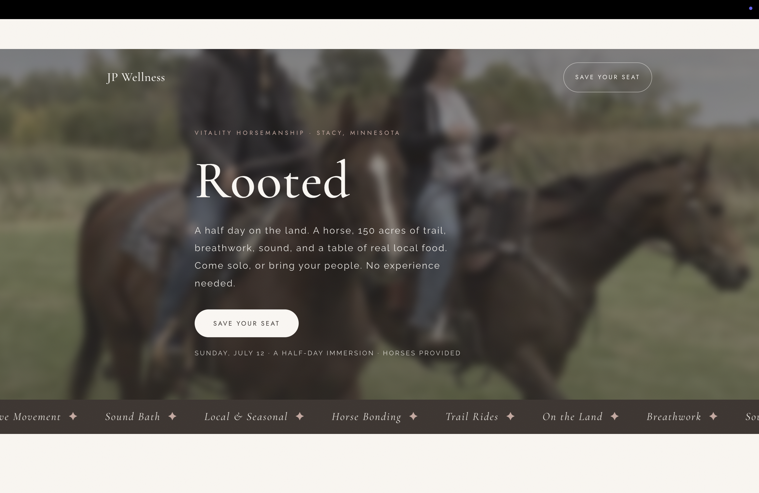JP Wellness page