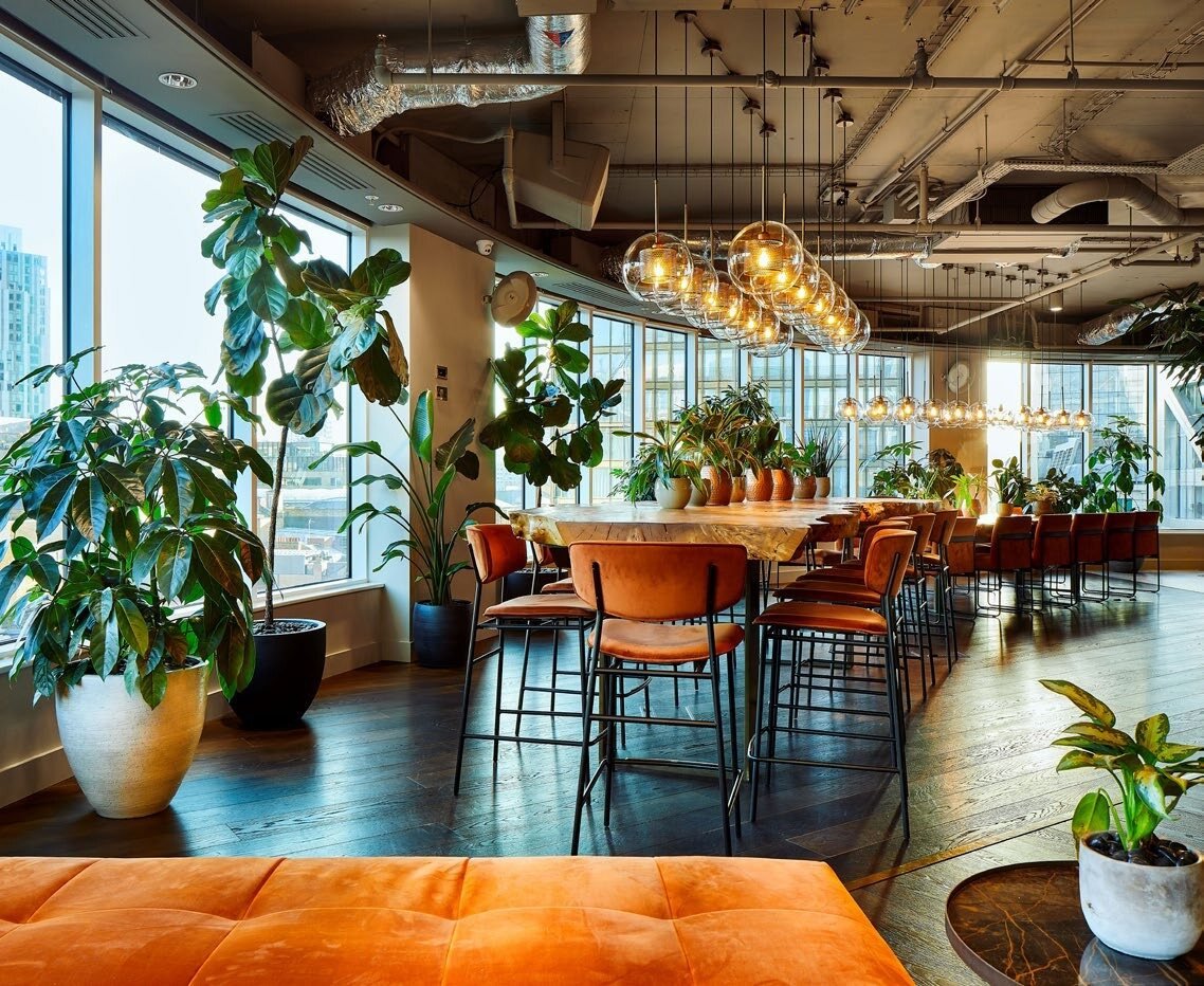 Long event table at Uncommon Liverpool Street