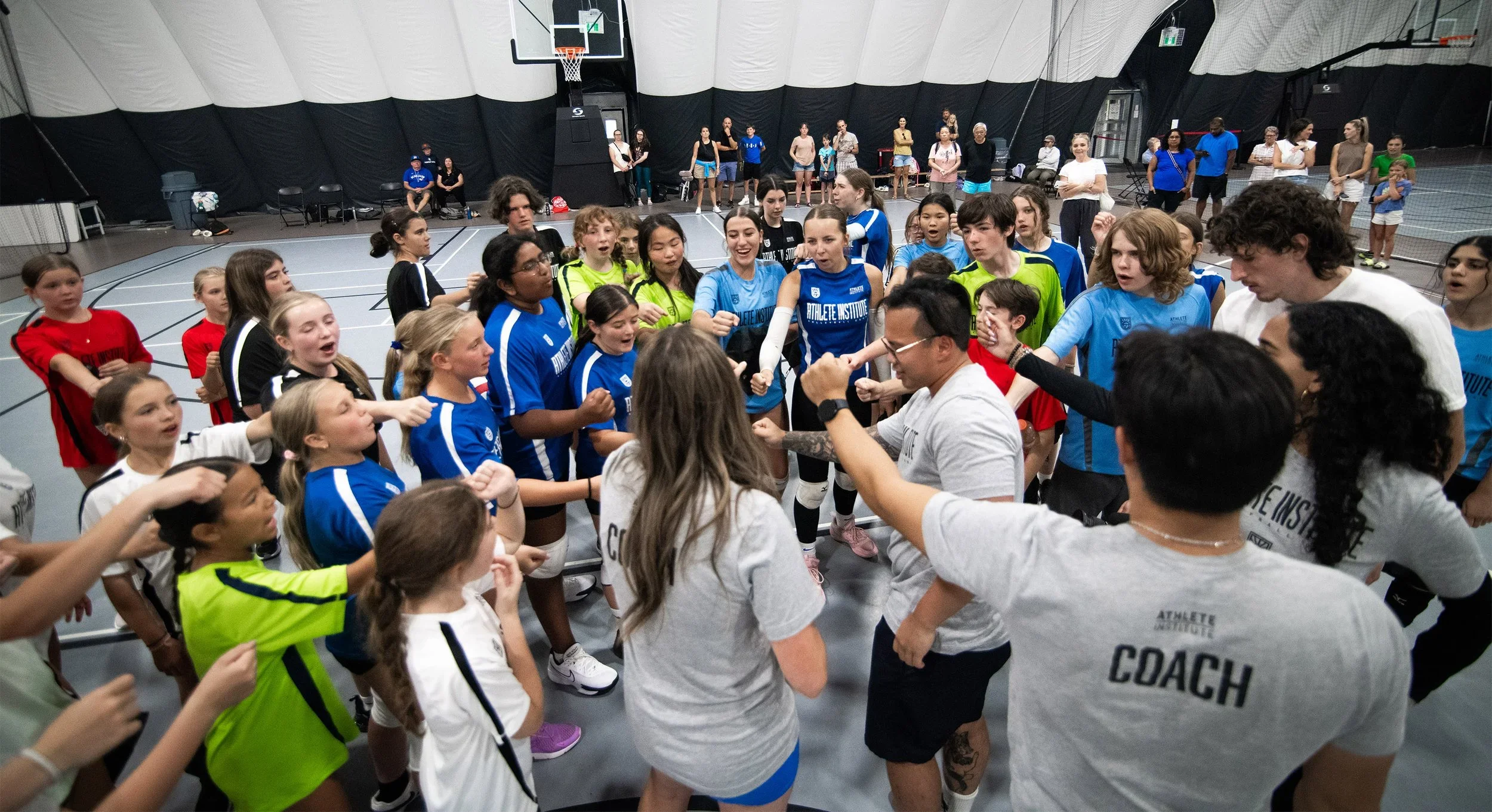 Athlete Institute Summer Volleyball Camp at the Dome in Mono, Ontario