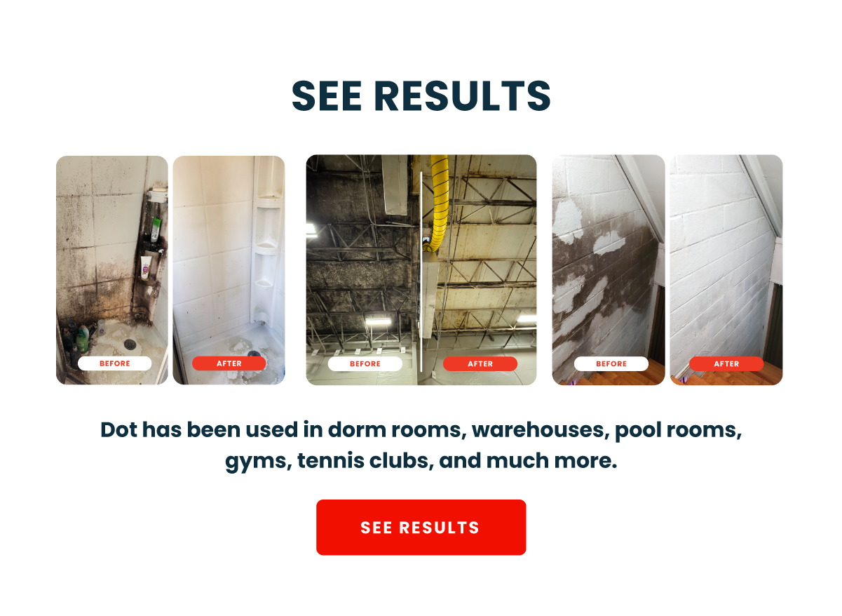 See results - Dot Cleaner in action