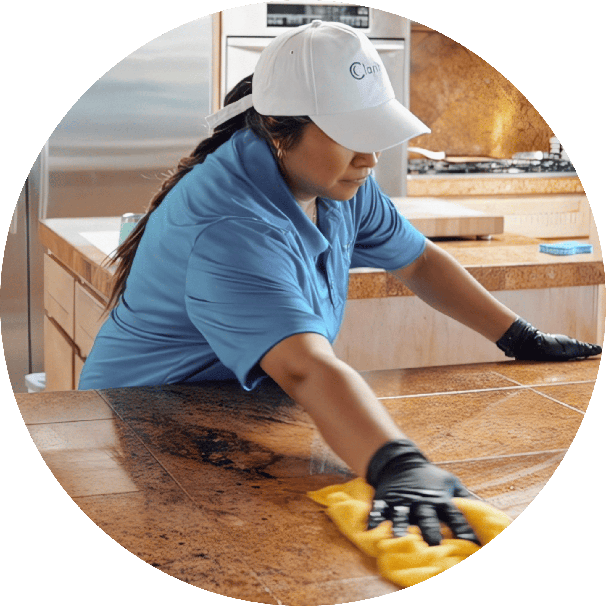 Interior house cleaning