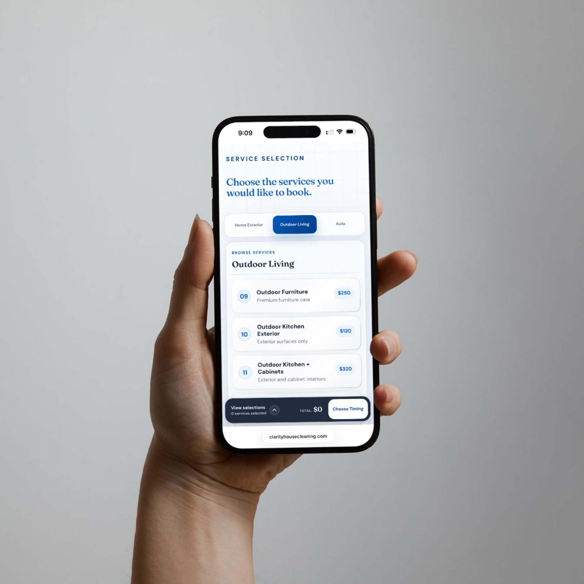 Clarity custom client service hub tailored to a property