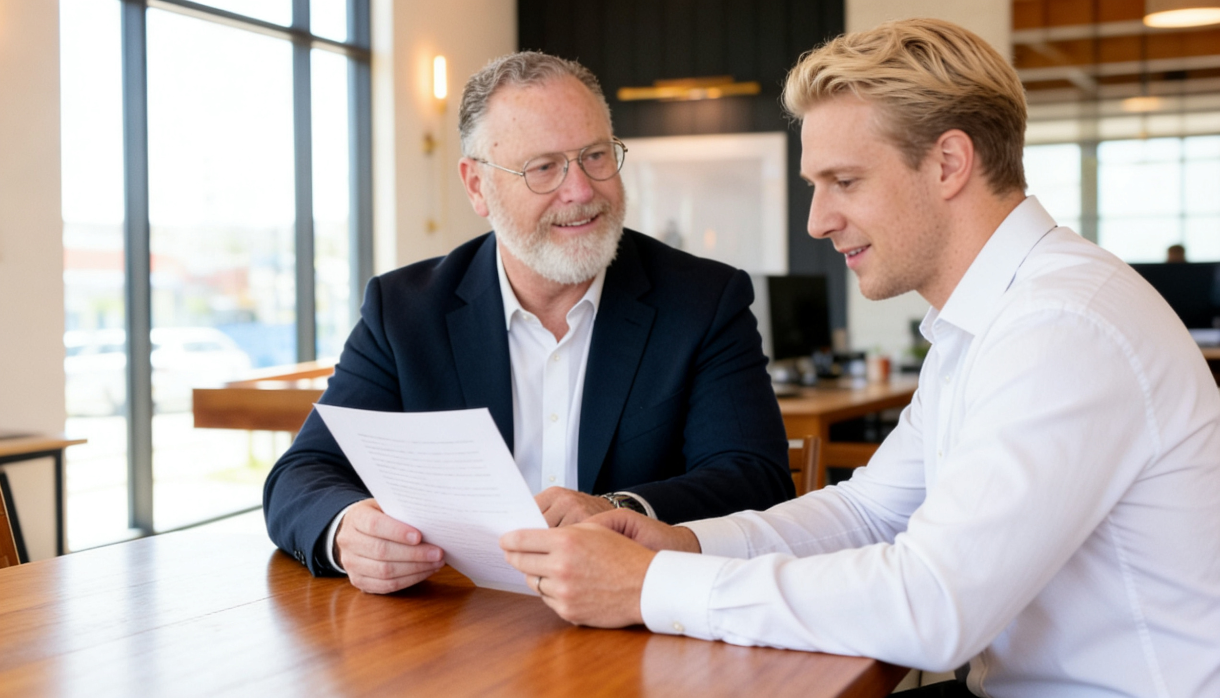 Scott Reib consulting with a North Texas business owner