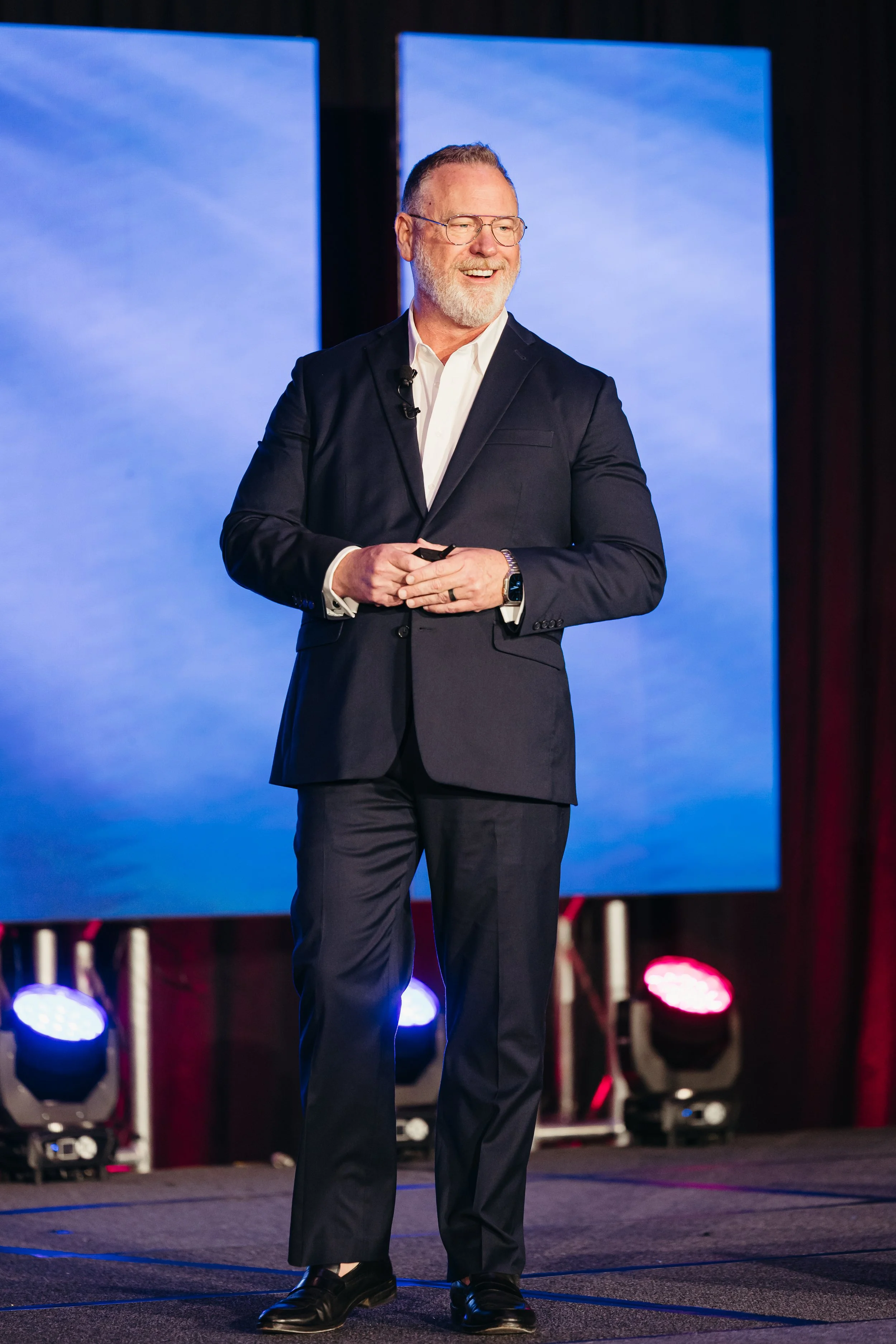Scott Reib on stage at The MVMT