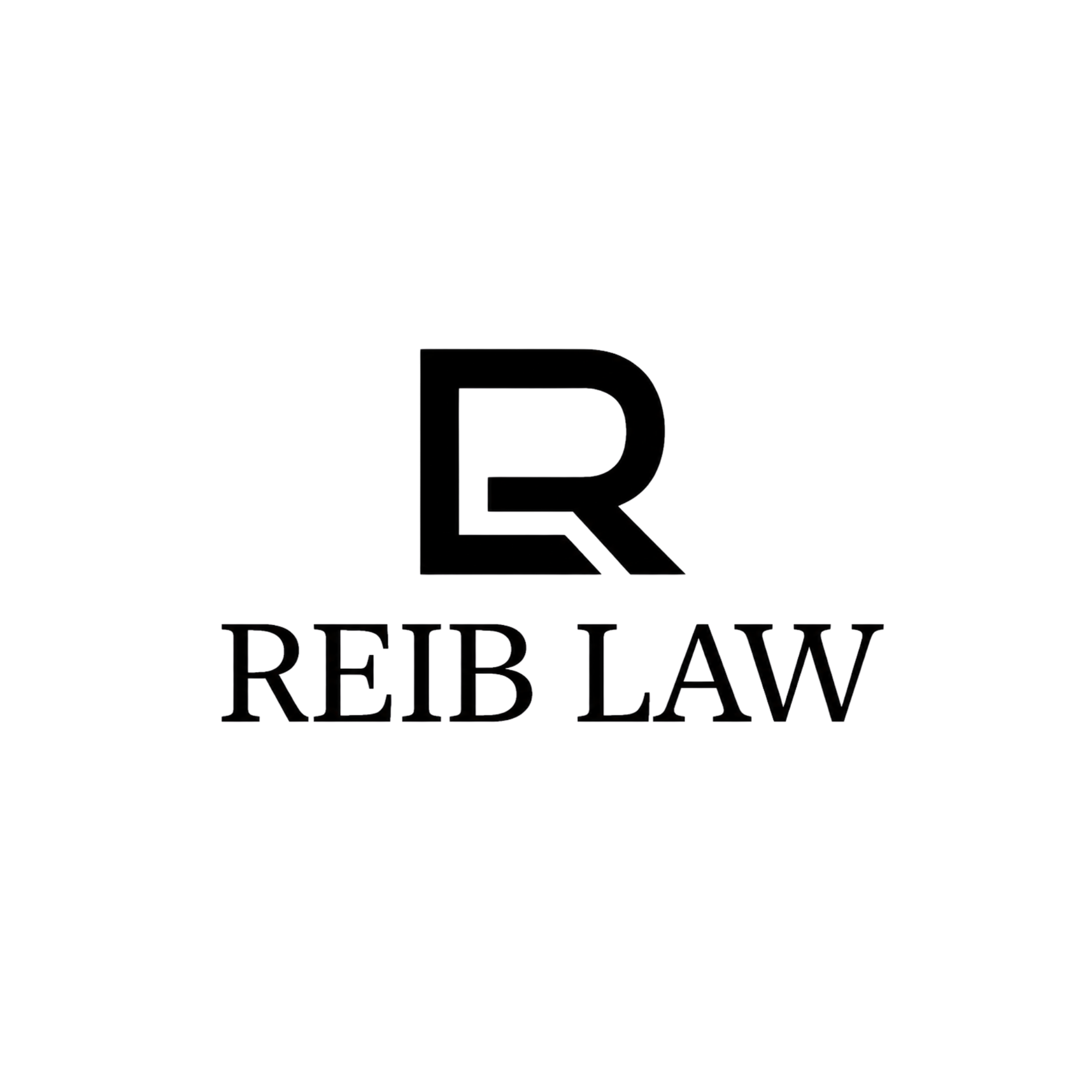 REIB LAW — Black Horizontal