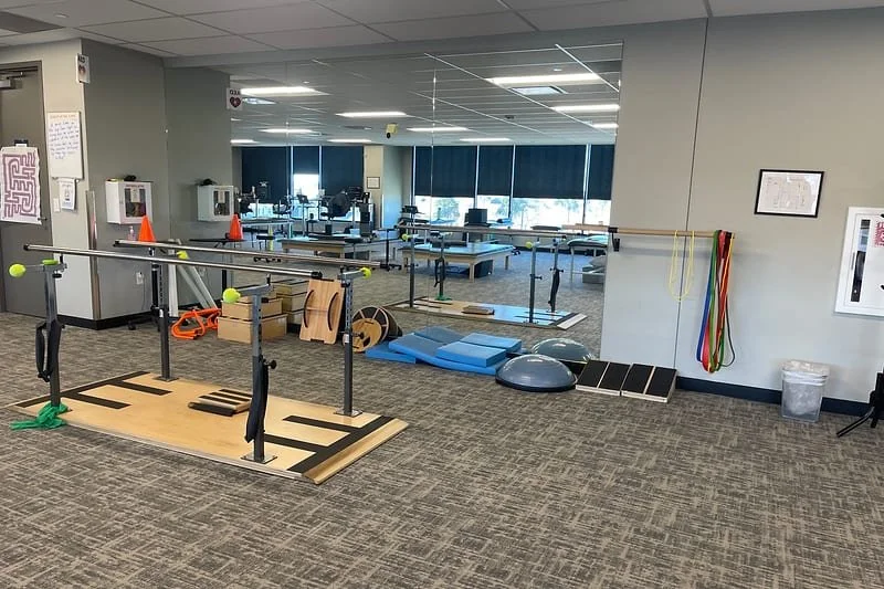 Physical Therapy gym at Mountain View Pain Center Lowry, Denver