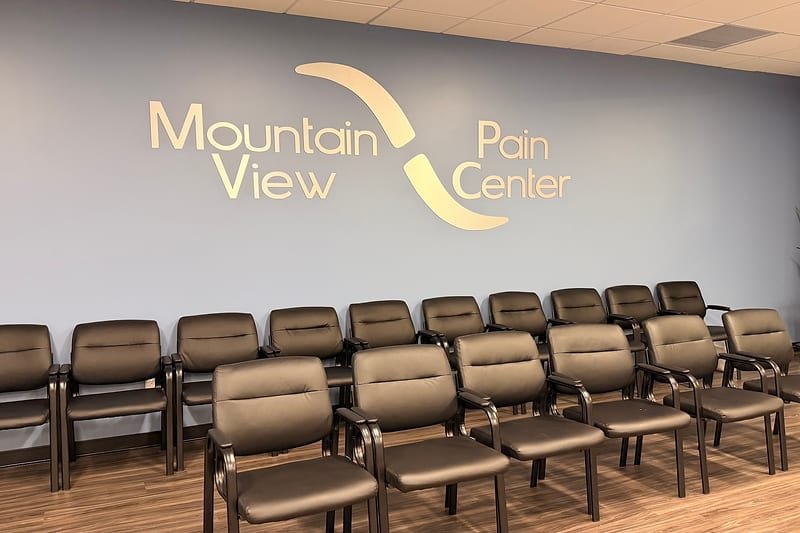 Waiting room at Mountain View Pain Center Mesa