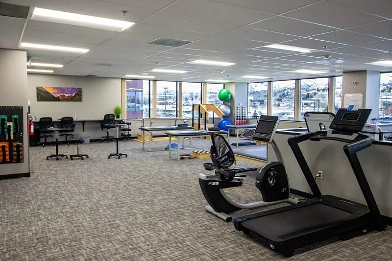 Physical Therapy exercise equipment at Mountain View Pain Center Lakewood