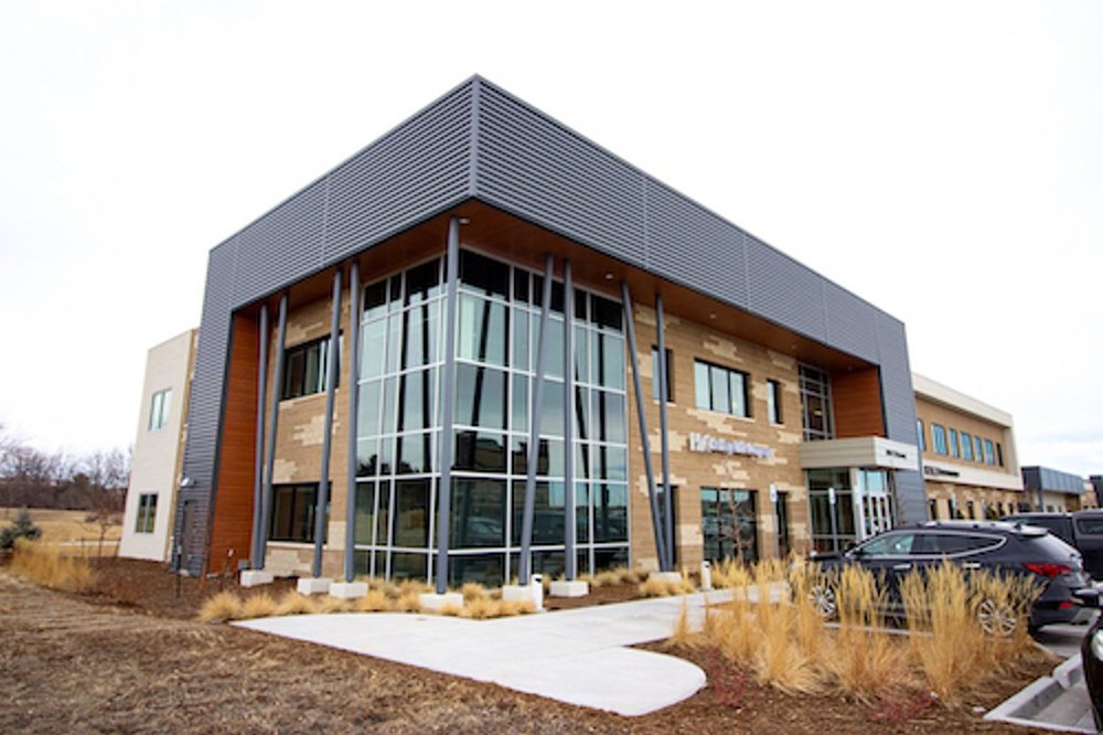 Mountain View Pain Center building at 3491 East Harmony Road, Fort Collins