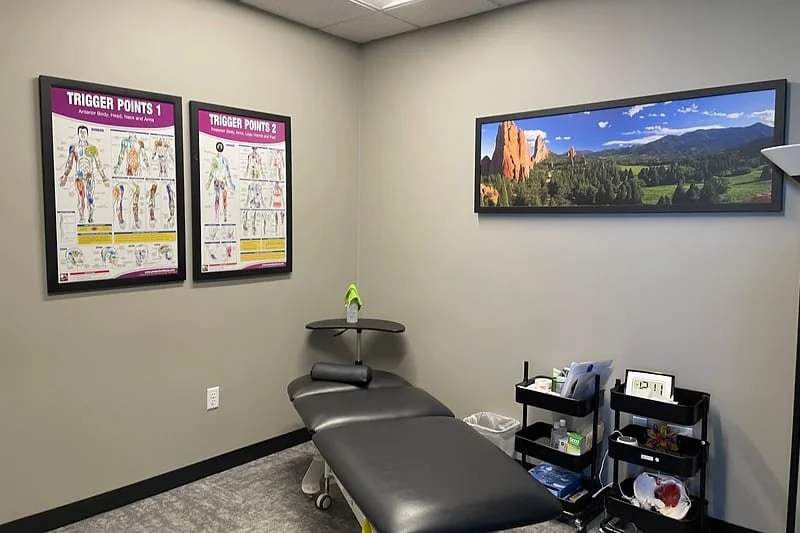 Treatment room at Mountain View Pain Center Lone Tree