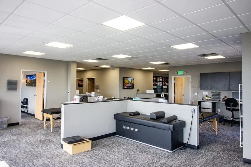 Physical Therapy gym at Mountain View Pain Center Academy, Colorado Springs