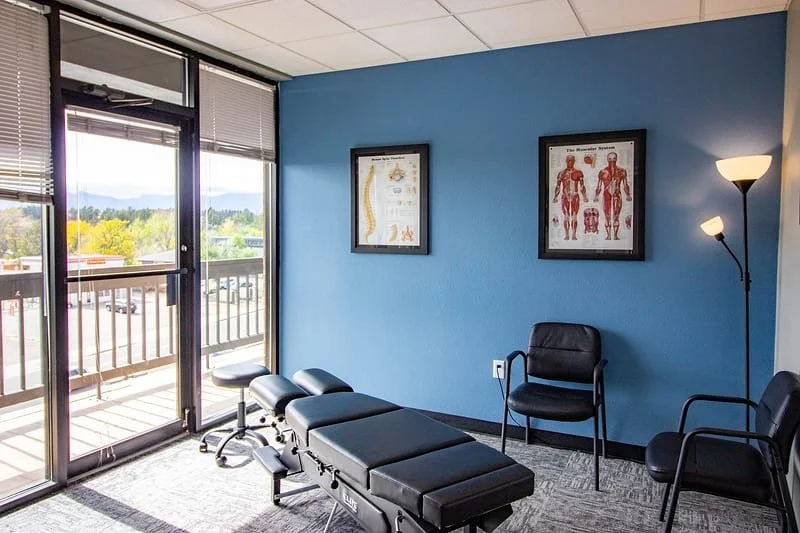 Treatment room at Mountain View Pain Center Academy, Colorado Springs