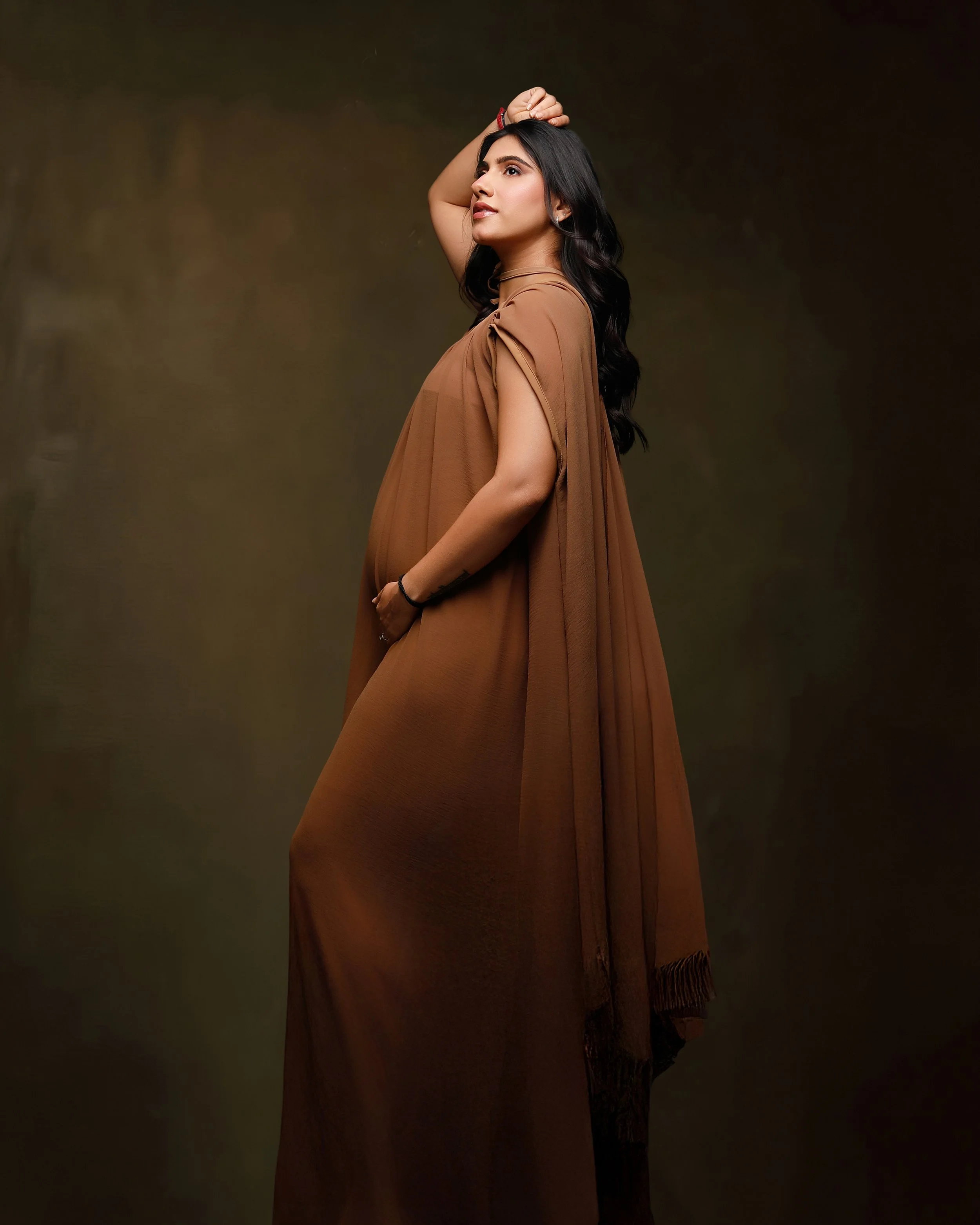 Elegant maternity gown