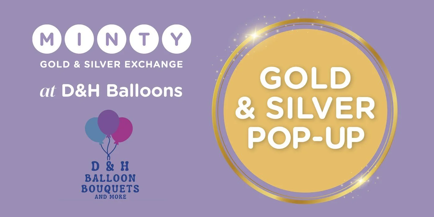 MINTY Gold & Silver Pop-Up at D&H Balloon Bouquets