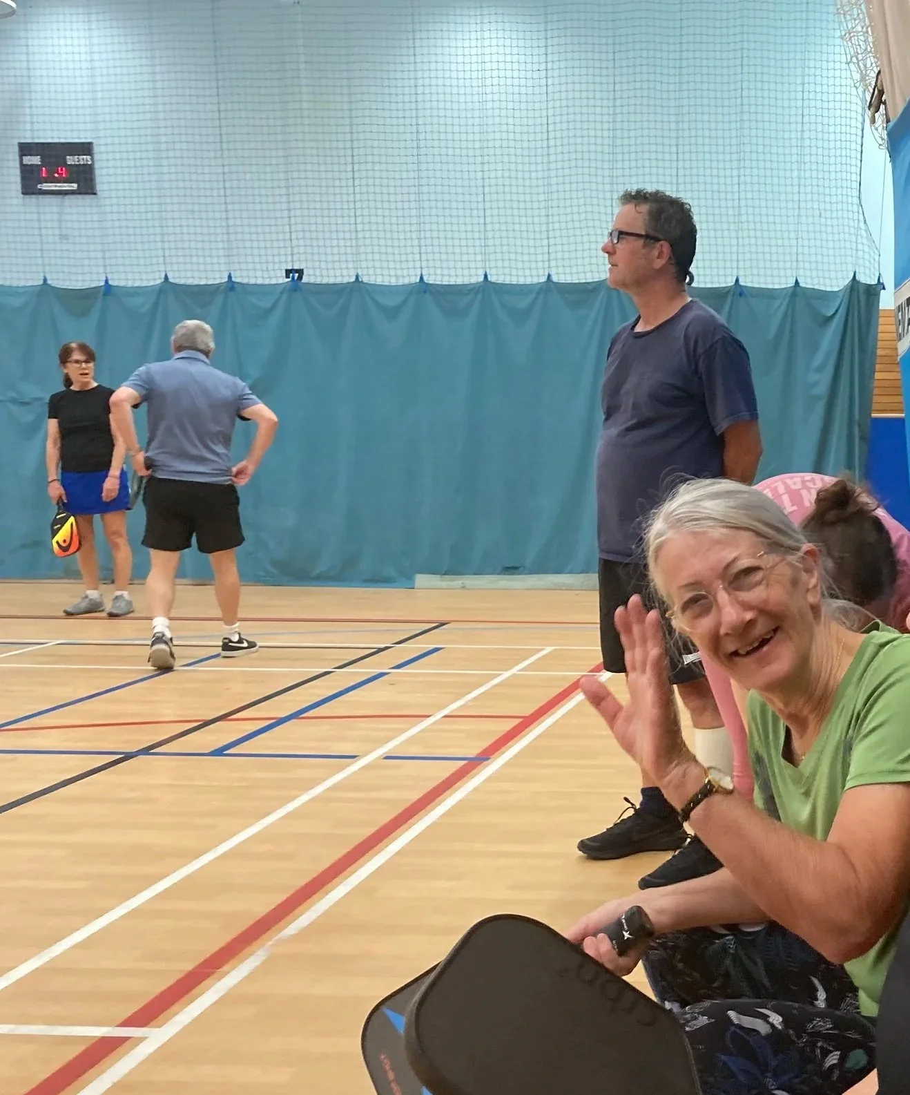 A Frenz player smiling during a session