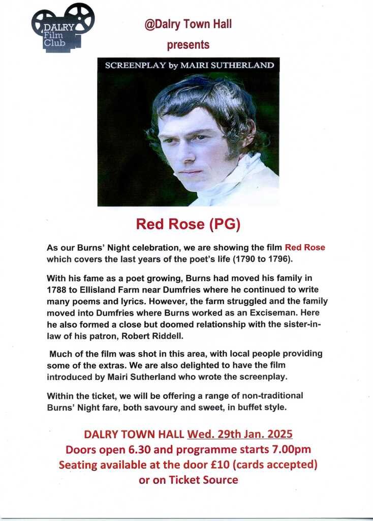 Dalry Film Club - Red Rose (PG)