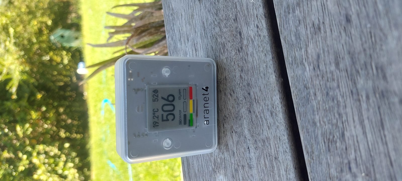 Outdoor reference reading recorded during an assessment.
