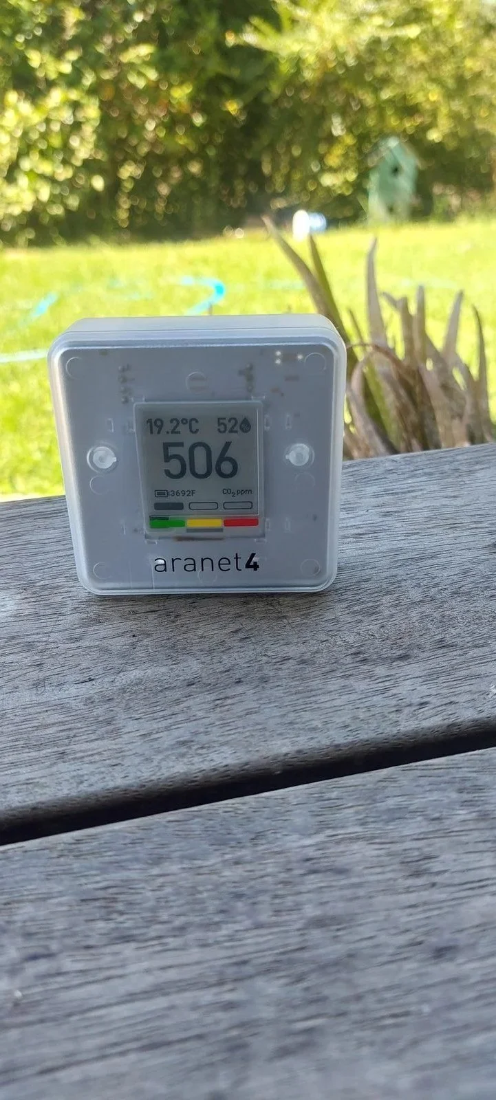 Outdoor reference reading recorded during an assessment.