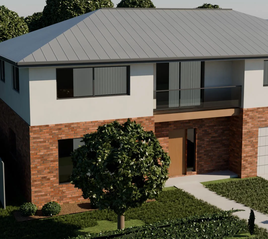 A two-storey demonstration home
