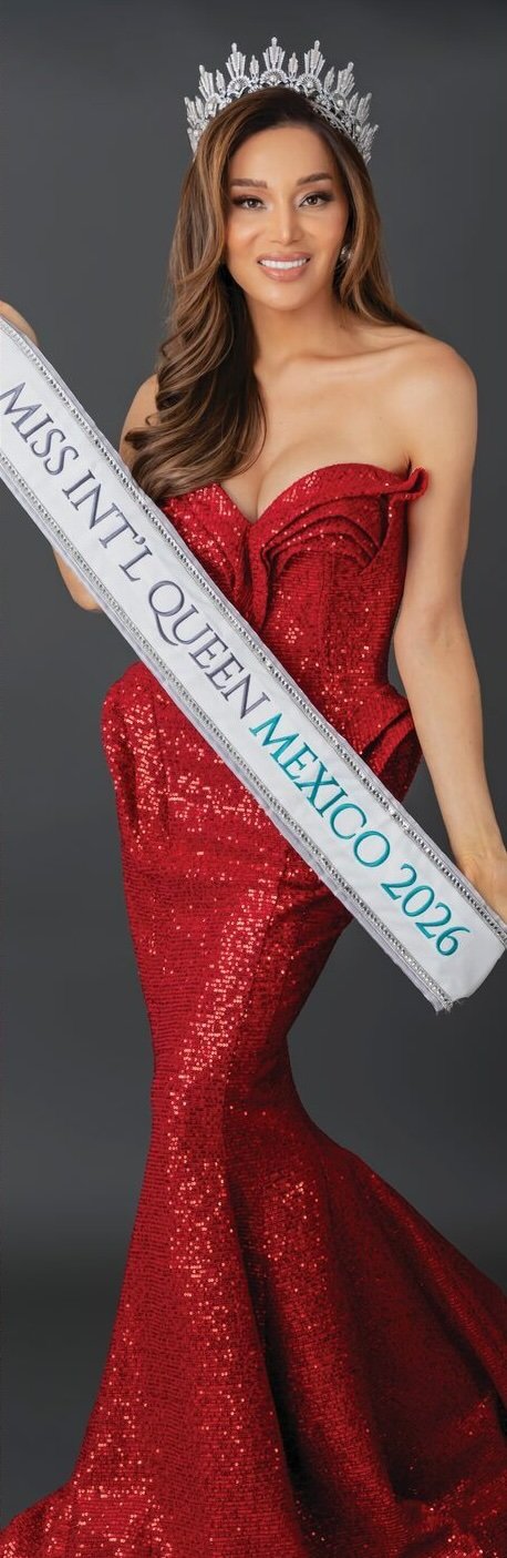 Portrait in pageant gown