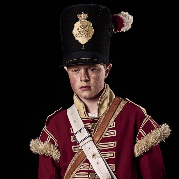 Portrait of Drummer, 52nd Oxfordshire Regiment of Foot, from Battle of Waterloo