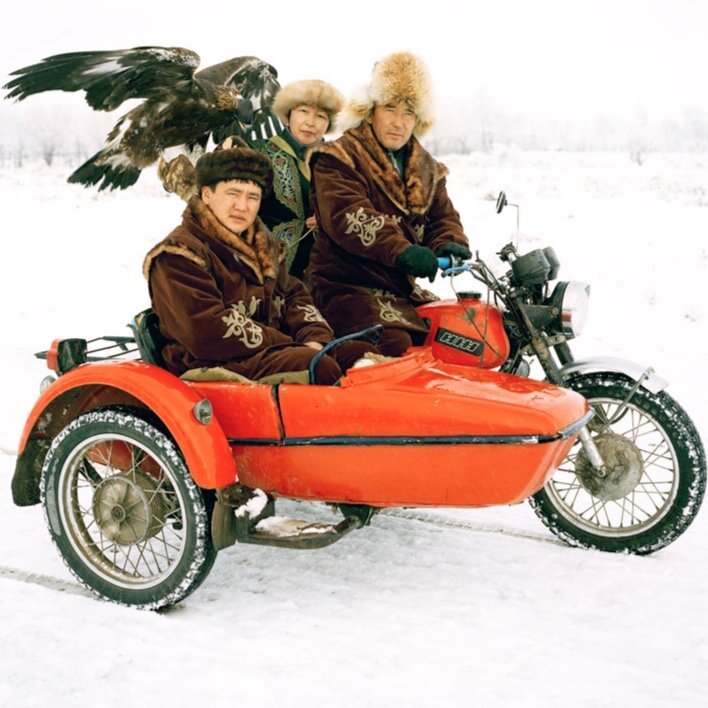 Eagle Hunters Kazakhstan photo portraits