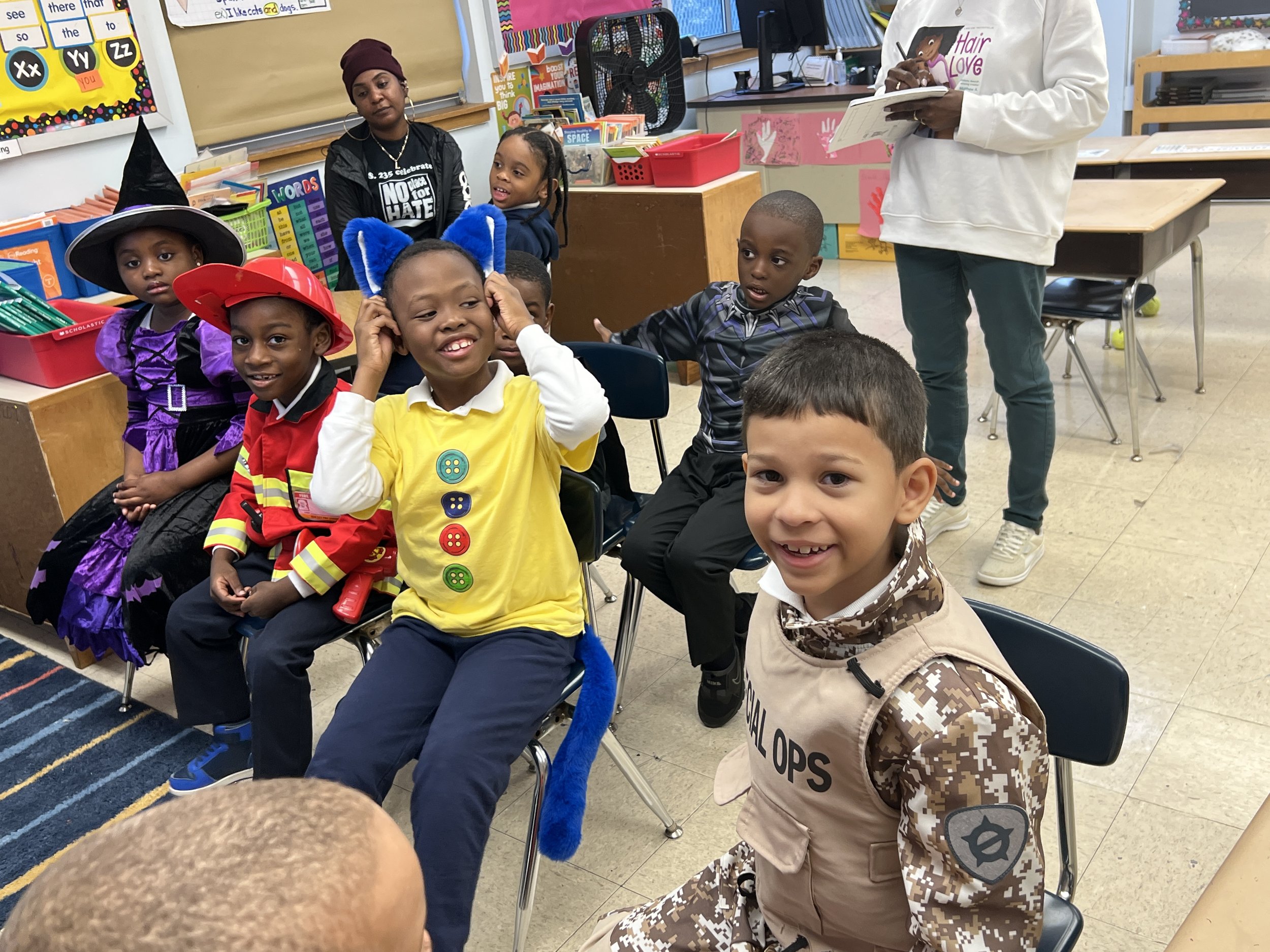 3-k grade students in school