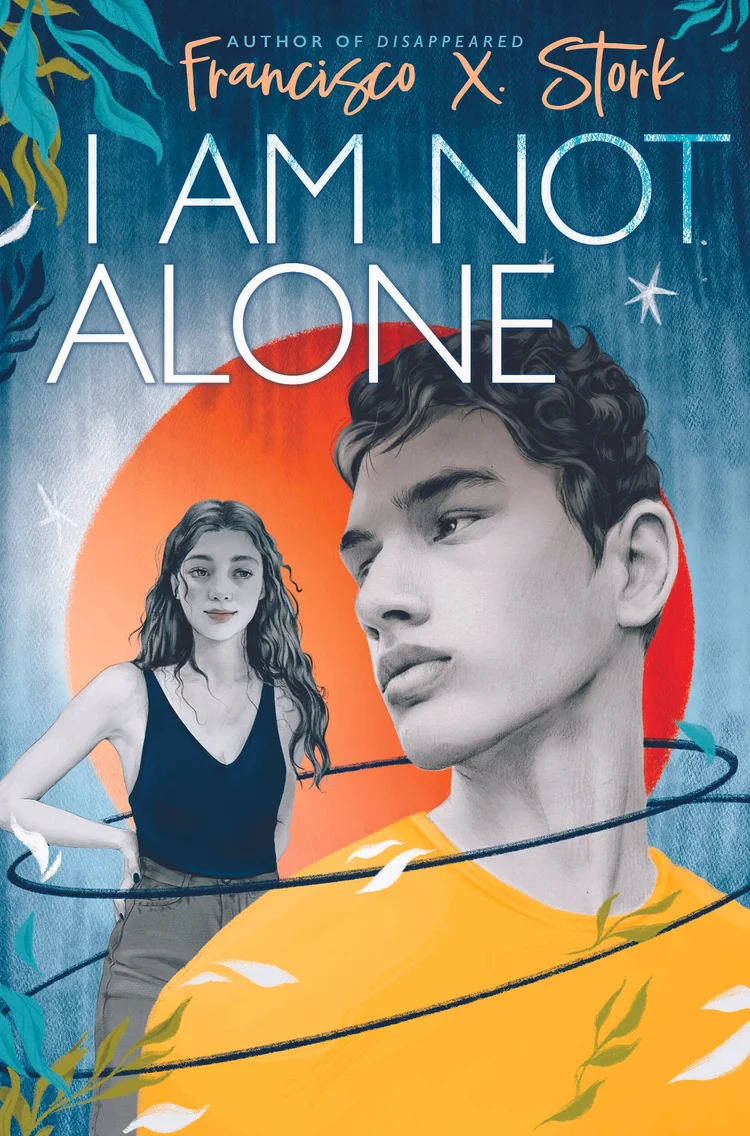 Book cover featuring teenage couple; text: "I Am Not Alone"