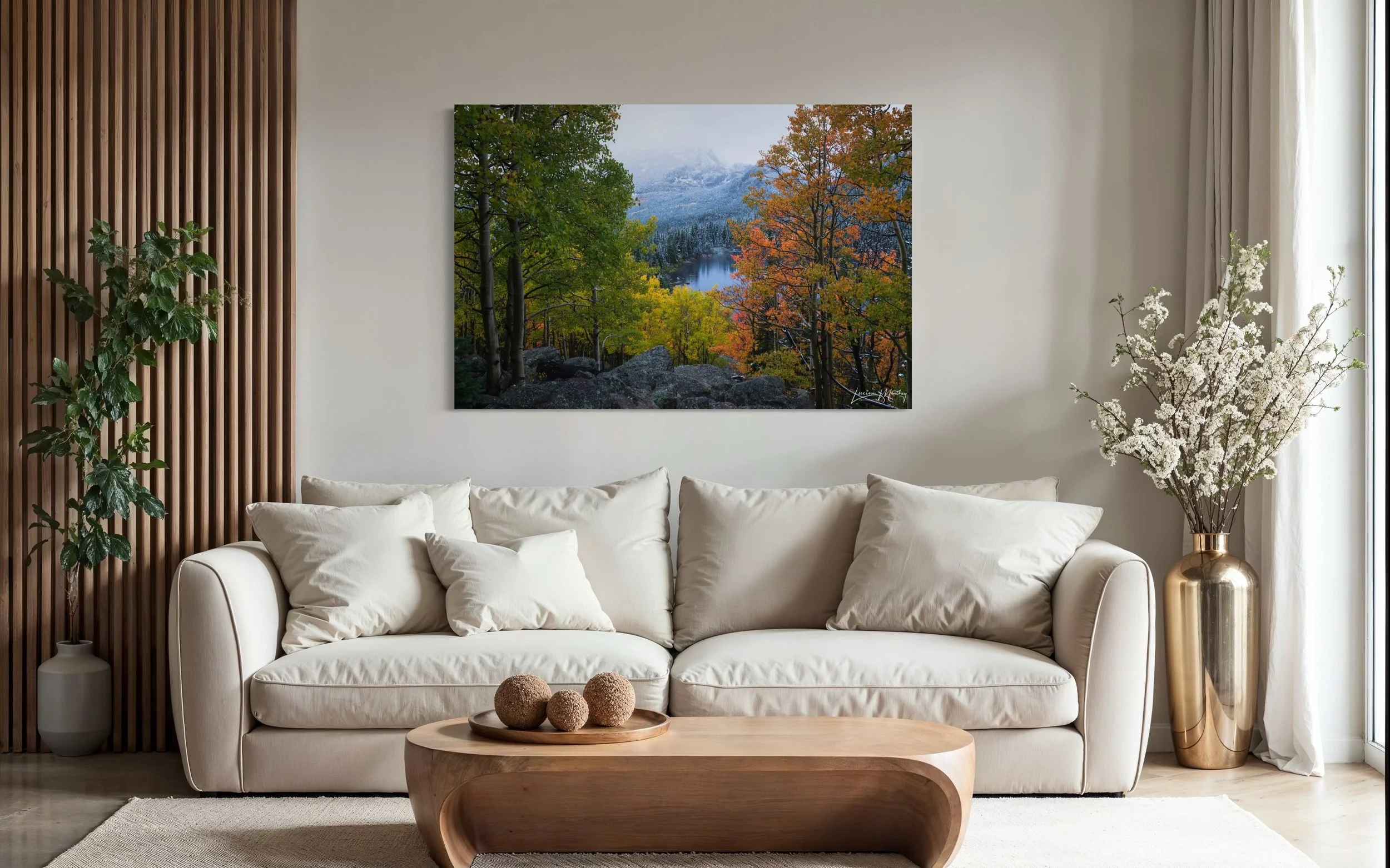 Majesty over the Sneffels Range — Colorado mountain photography wall art, rainbow and alpenglow over the San Juans