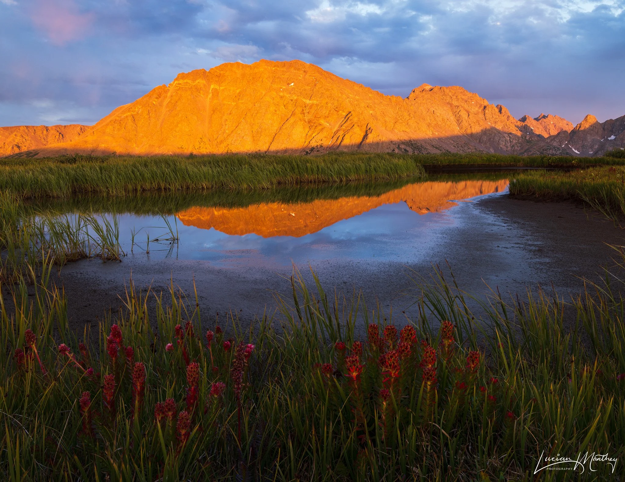 Eagles Nest sunset Colorado — fine art landscape photography print by Lucian Manthey