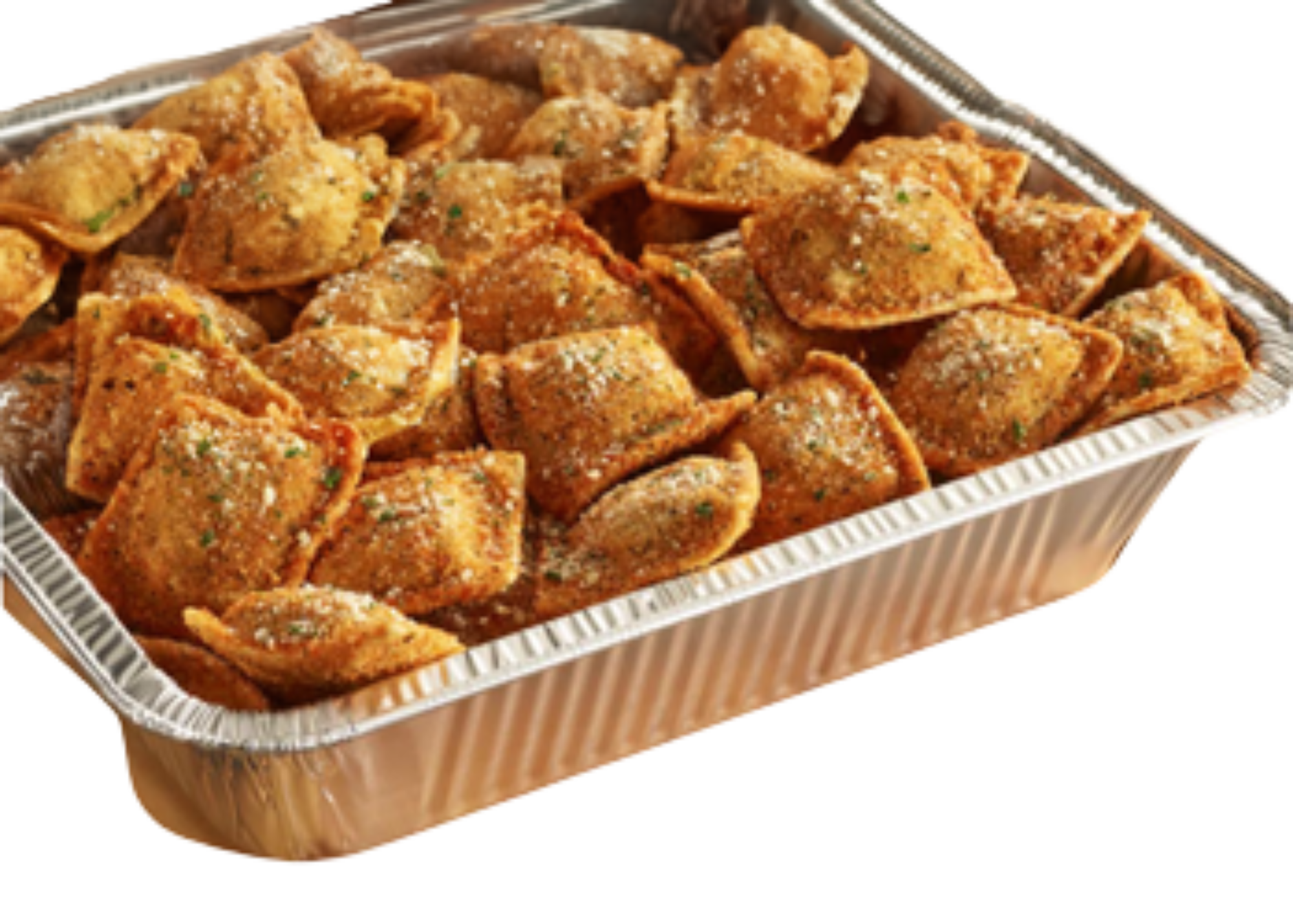 Fried ravioli tray