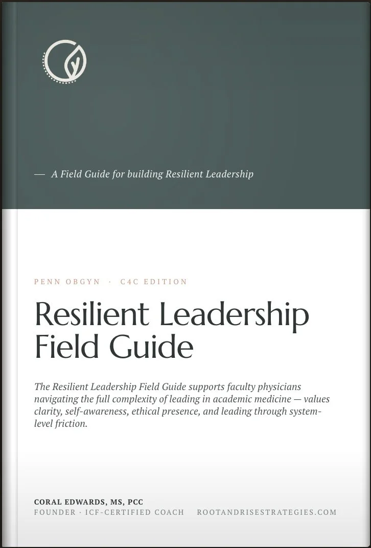 Resilient Leadership Field Guide cover, Penn OBGYN C4C Edition