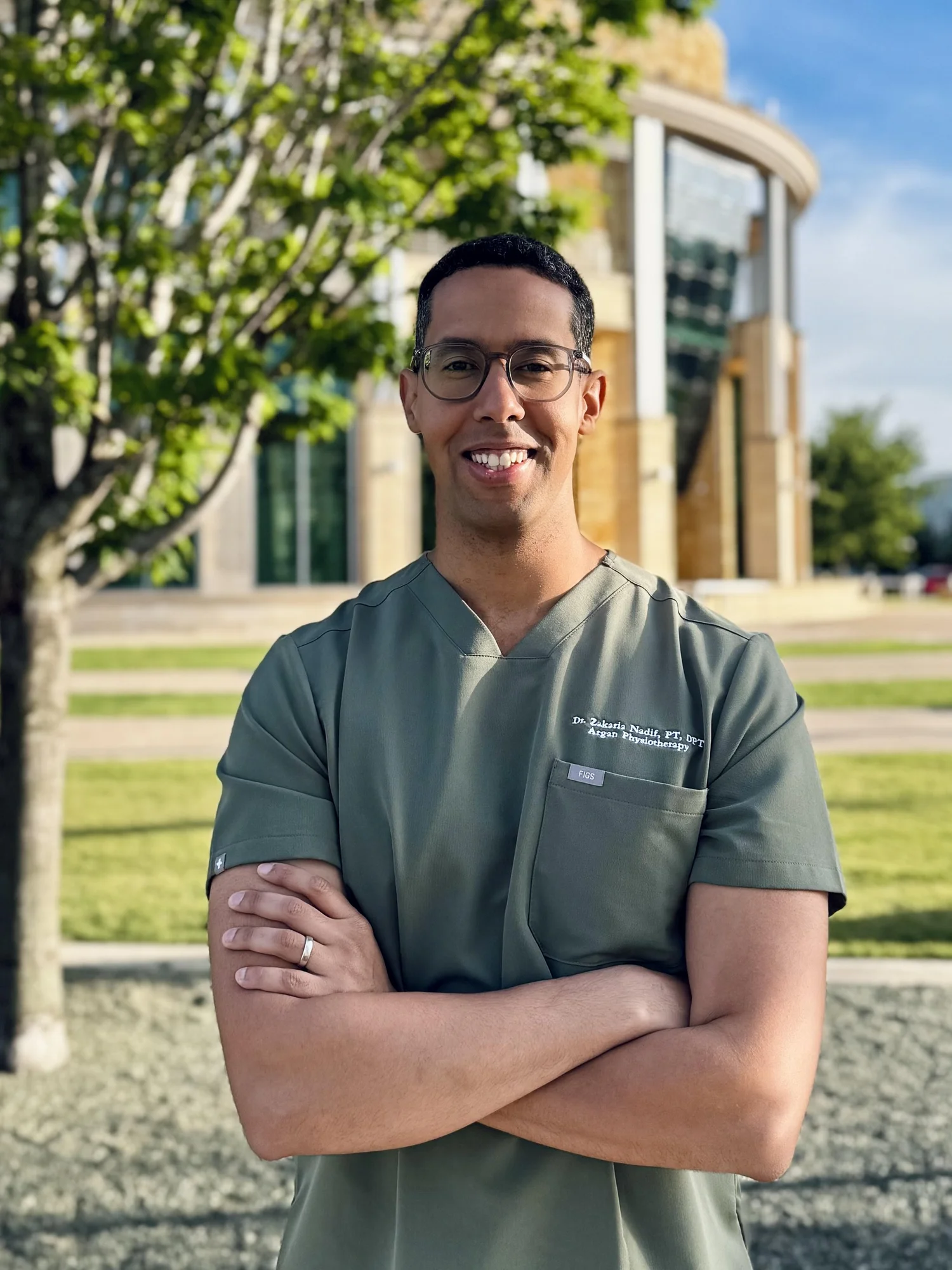 Dr. Zakaria Nadif, physical therapist and founder of Argan Physiotherapy