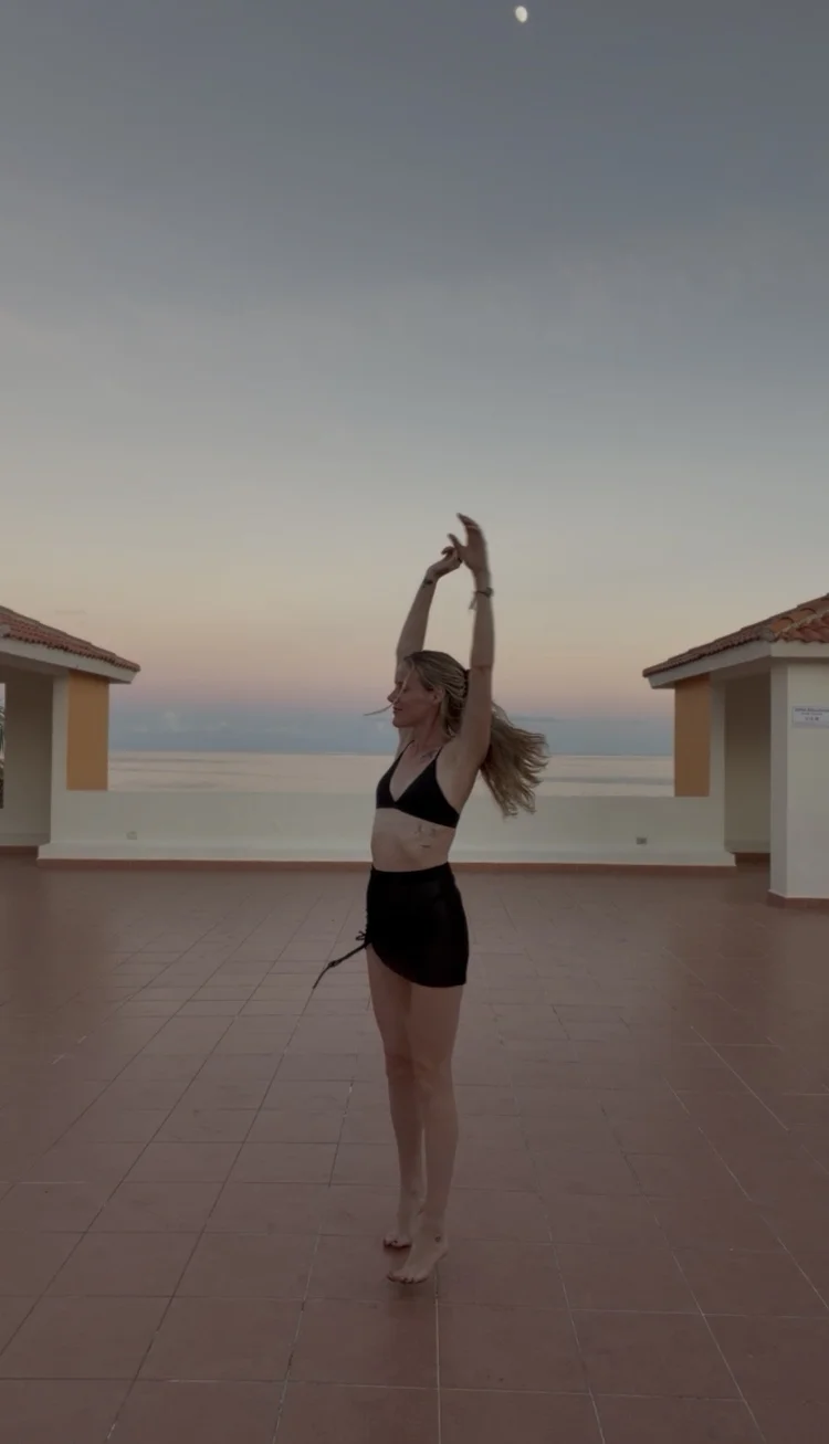 Andie dancing in Mexico