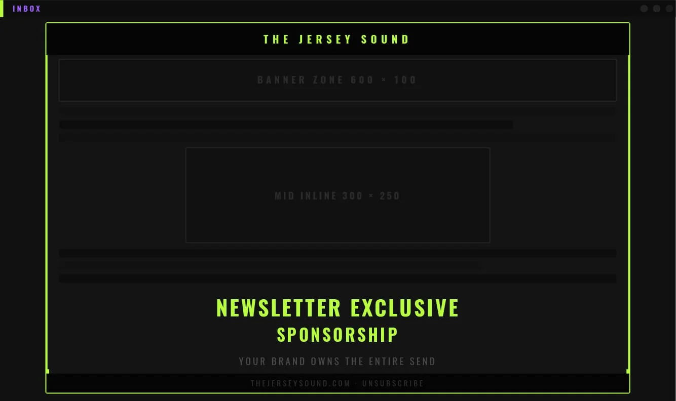 Newsletter Exclusive Sponsorship placement preview