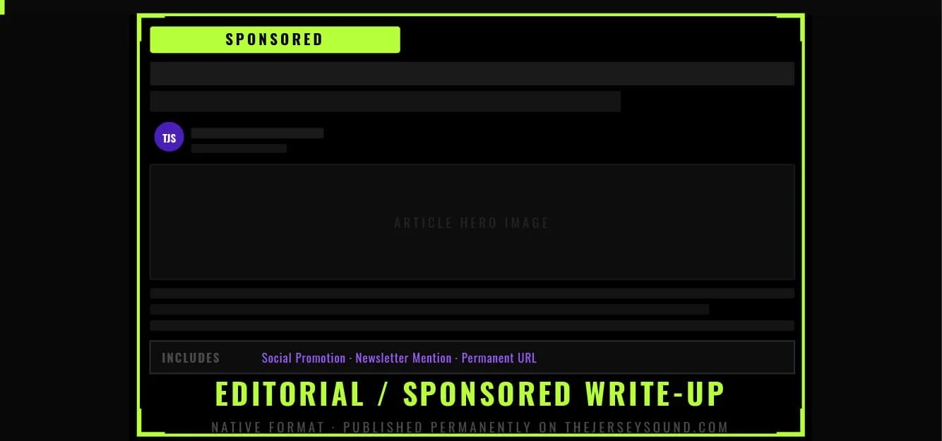 Editorial Sponsored Article placement preview