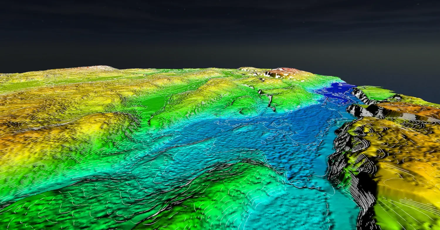 LiDAR bare earth terrain model