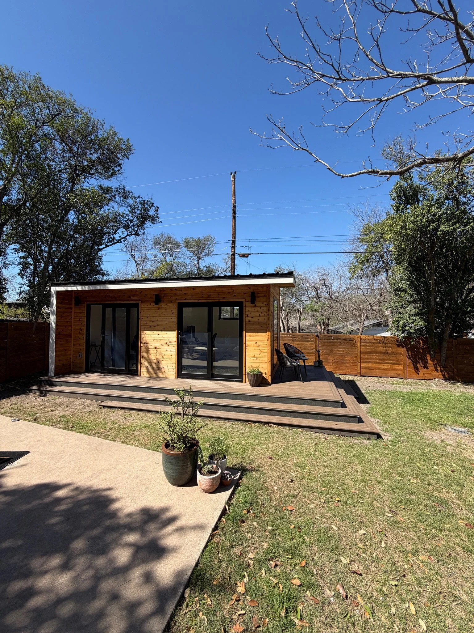 Backyard Pod exterior view