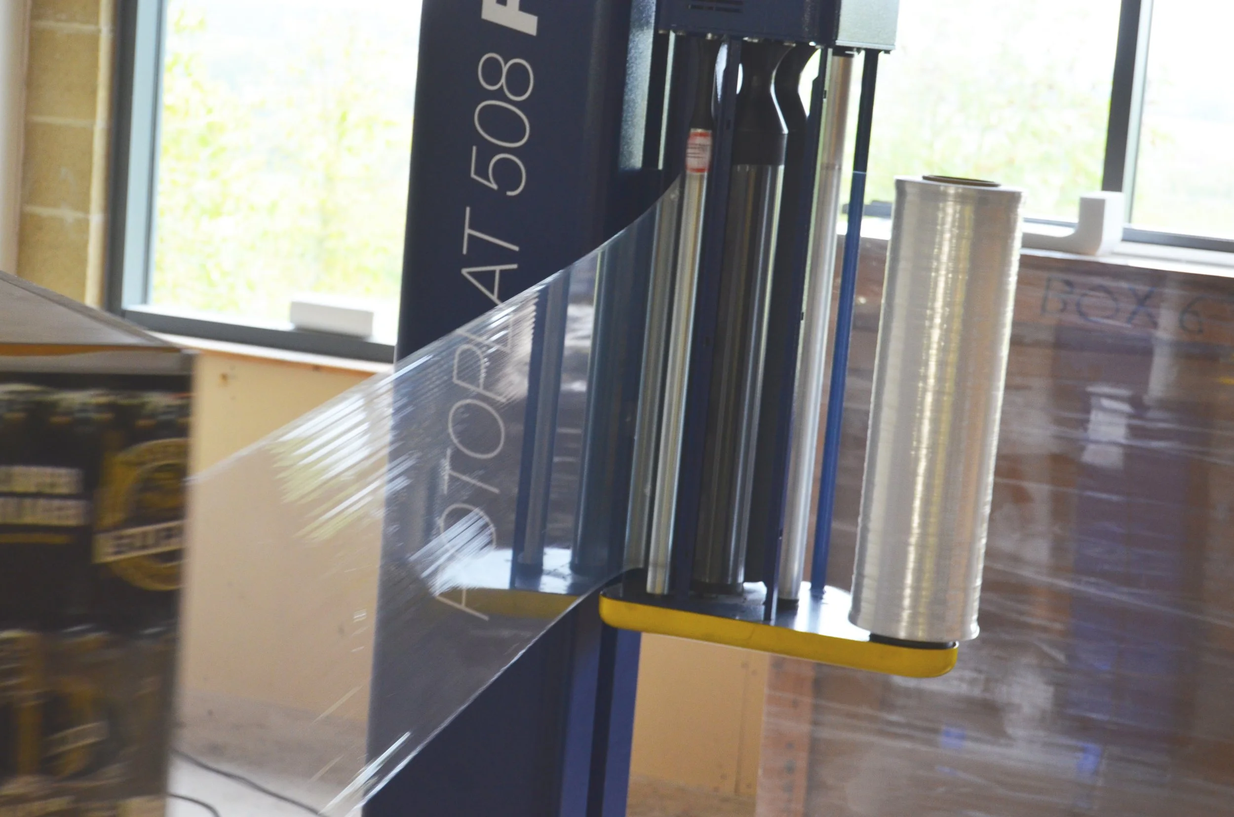 Pallet wrapper control fault and tension diagnosis