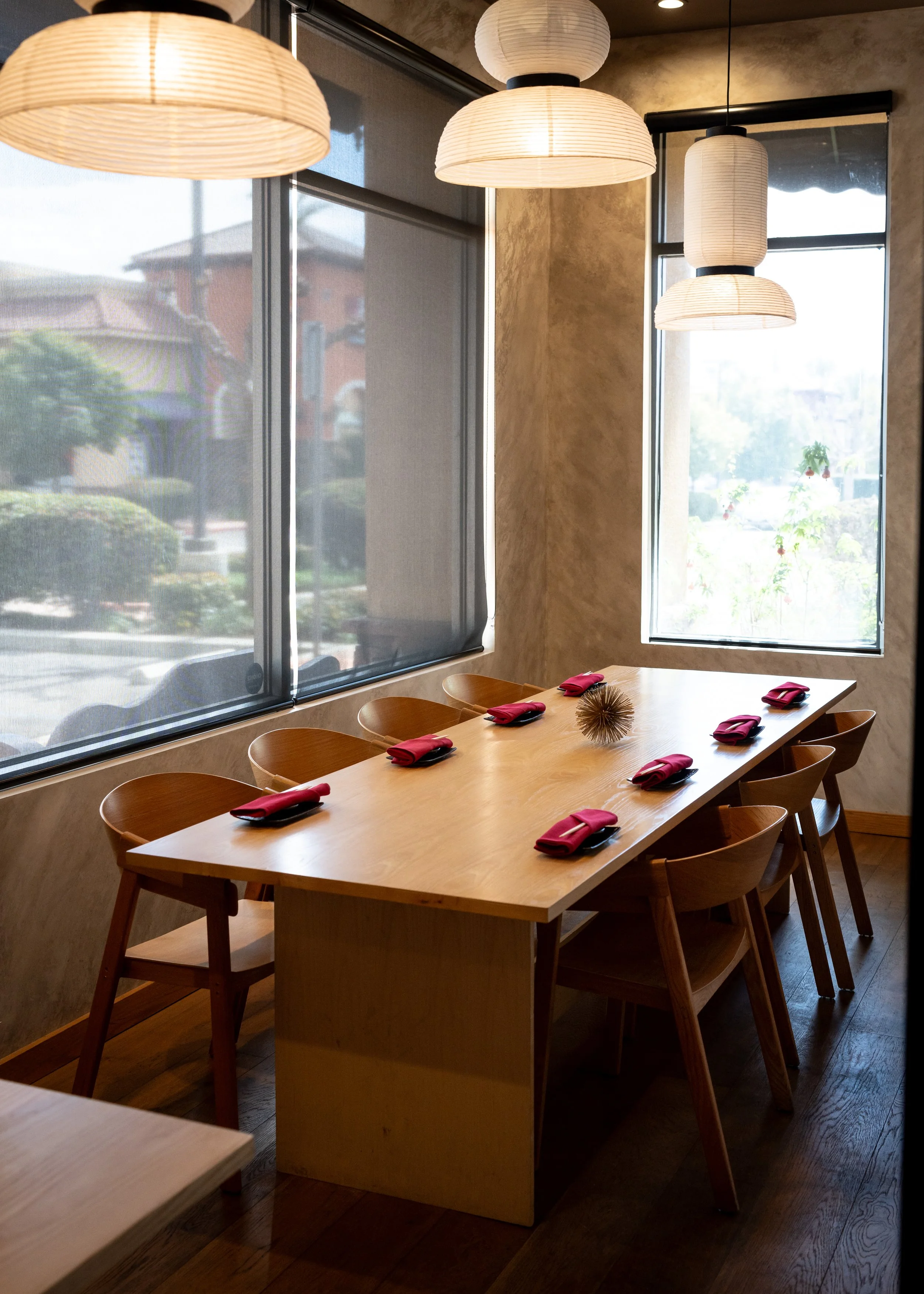 Korean barbecue grill table at U Grill K BBQ in Rancho Cucamonga