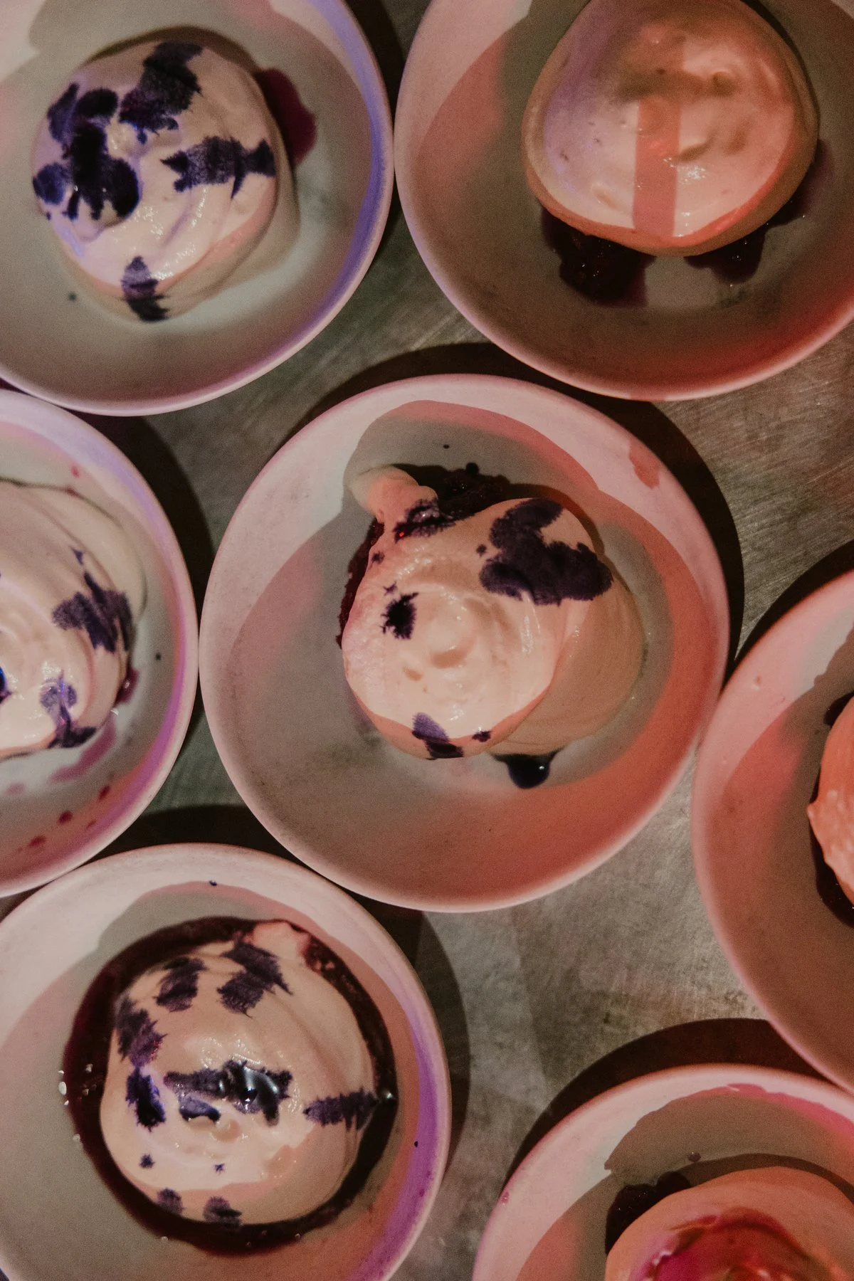 Desserts by Chef Graham Calabria at the collaborative Remembering Bourdain dinner at Duett’s.