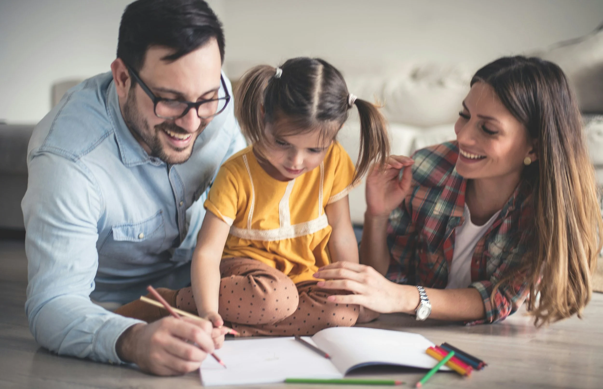 Parent and child learning together