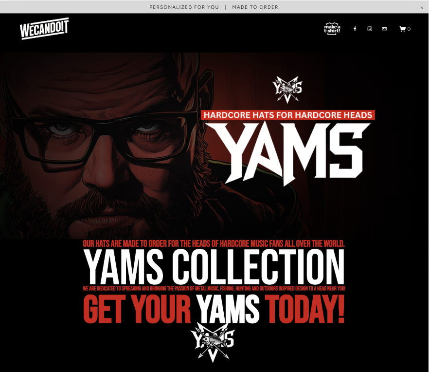 Yams screenshot