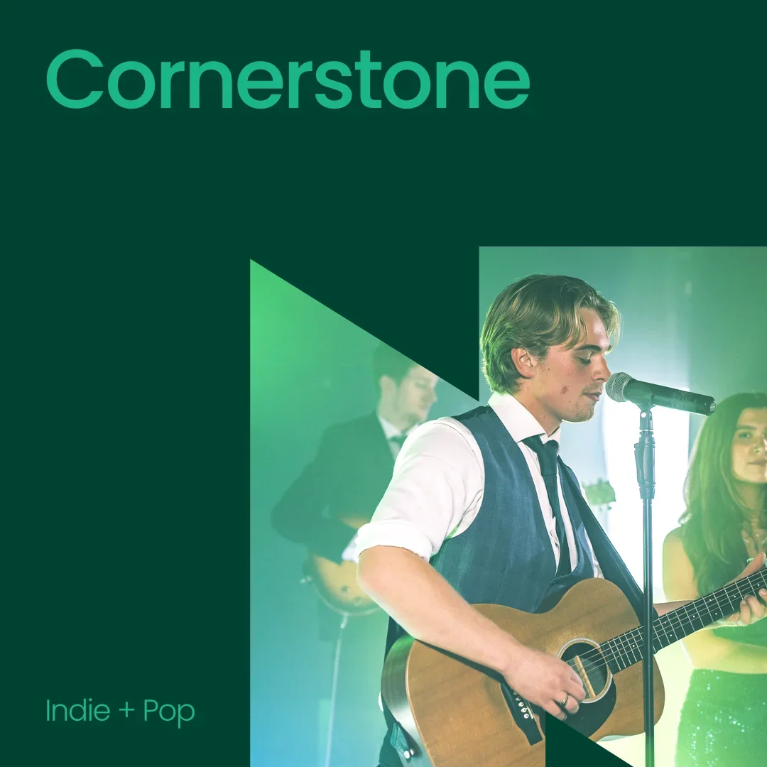 Cornerstone band artist card
