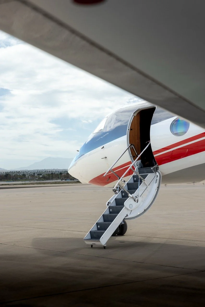 Gulfstream G450 on the ramp