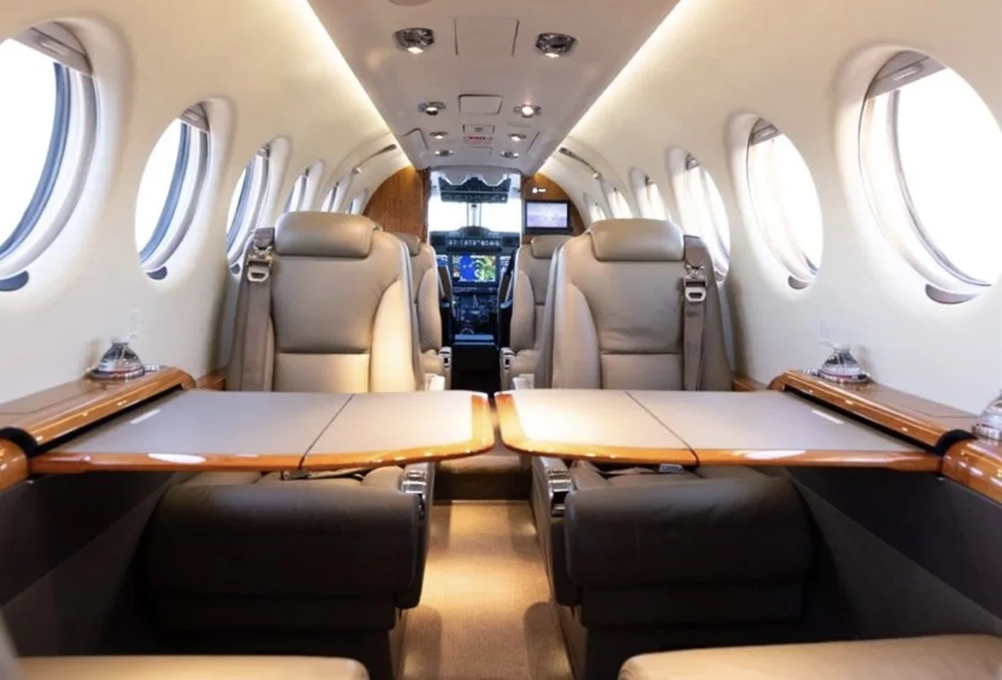 King Air 350 cabin interior